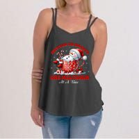 Surviving The Holidays One Meltdown Funny Christmas Snowman Women's Strappy Tank