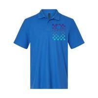 Semicolon Tal Health Matters Awareness Retro Checkered Cool Gift Softstyle Adult Sport Polo