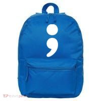 Semicolon Tal Health Matters Awareness Month Gift 16 in Basic Backpack