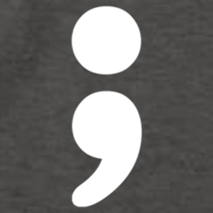 Semicolon Tal Health Matters Awareness Month Gift Vector Backpack