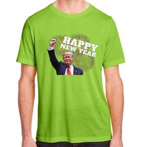 Sarcastic Trump Happy New Year 2025 Fireworks Director White Adult ChromaSoft Performance T-Shirt