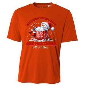 Surviving The Holidays One Meltdown Cooling Performance Crew T-Shirt