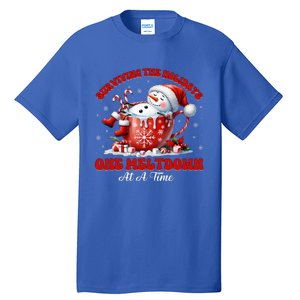 Surviving The Holidays One Meltdown Tall T-Shirt