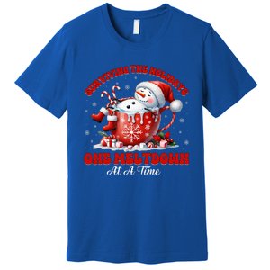 Surviving The Holidays One Meltdown Premium T-Shirt