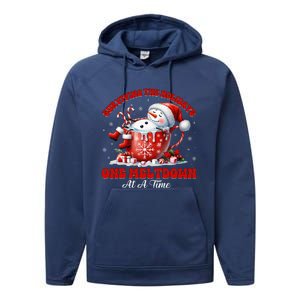 Surviving The Holidays One Meltdown Performance Fleece Hoodie