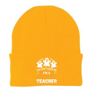 Substitute Teacher Halloween Costume Spooky Scary Teacher Gift Knit Cap Winter Beanie