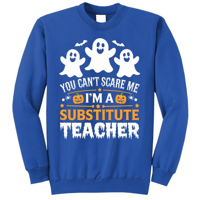 Substitute Teacher Halloween Costume Spooky Scary Teacher Gift Sweatshirt