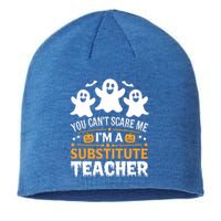 Substitute Teacher Halloween Costume Spooky Scary Teacher Gift Sustainable Beanie