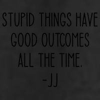 Stupid Things Have Good Outcomes All The Time JJ, Outer Banks JJ, Pogue 4 Life Golf Towel