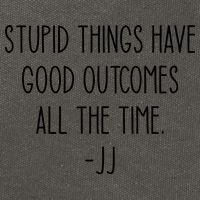 Stupid Things Have Good Outcomes All The Time JJ, Outer Banks JJ, Pogue 4 Life Cotton Canvas Backpack