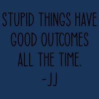 Stupid Things Have Good Outcomes All The Time JJ, Outer Banks JJ, Pogue 4 Life Infant Baby Jersey Bodysuit