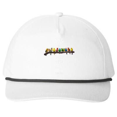 Sing To Him A New Song Psalms 33 3 Snapback Five-Panel Rope Hat