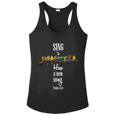 Sing To Him A New Song Psalms 33 3 Ladies PosiCharge Competitor Racerback Tank