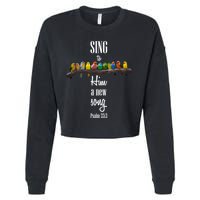 Sing To Him A New Song Psalms 33 3 Cropped Pullover Crew