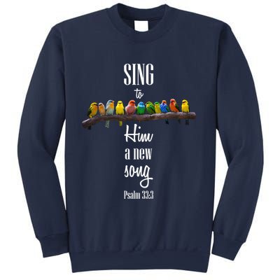 Sing To Him A New Song Psalms 33 3 Sweatshirt