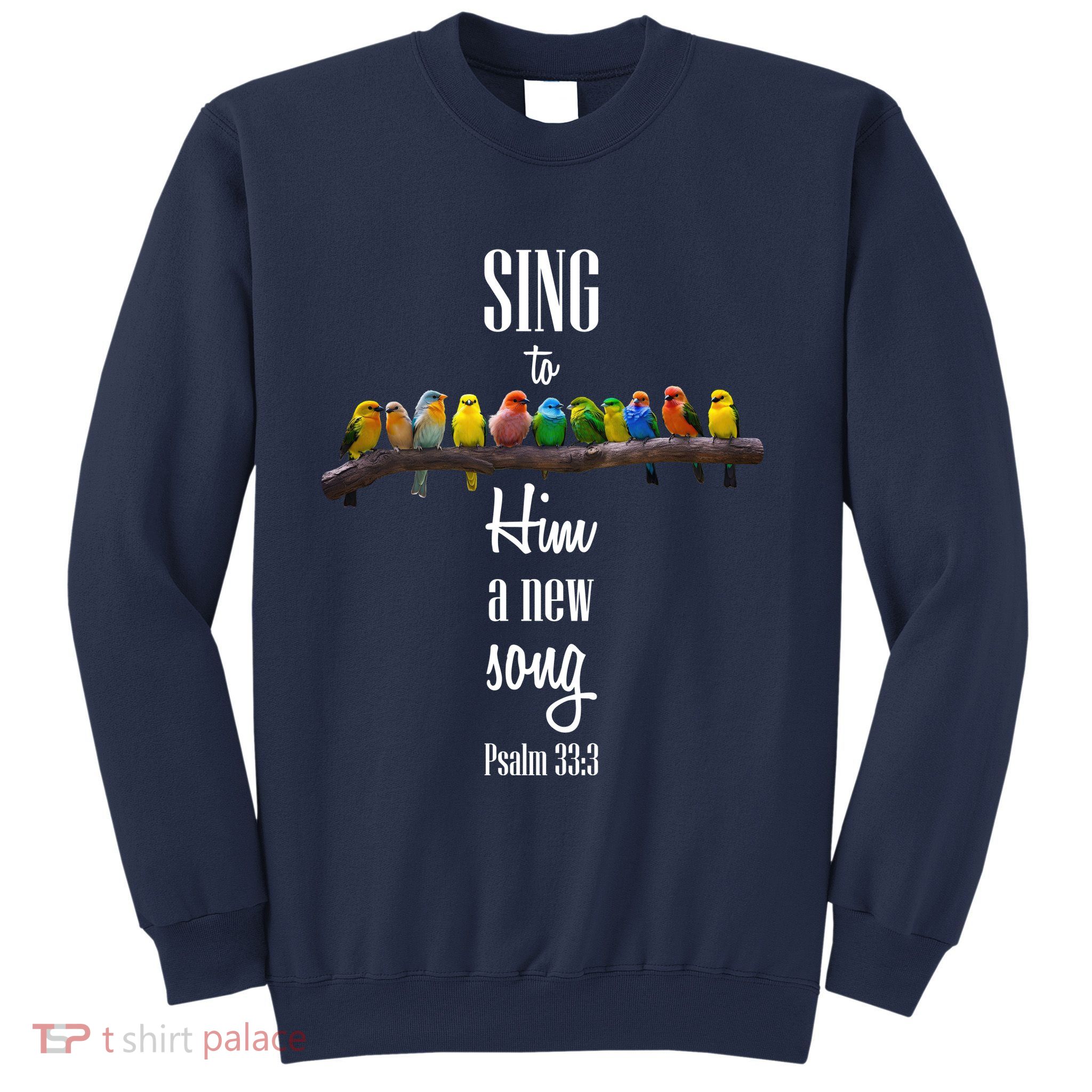 Sing To Him A New Song Psalms 33 3 Sweatshirt