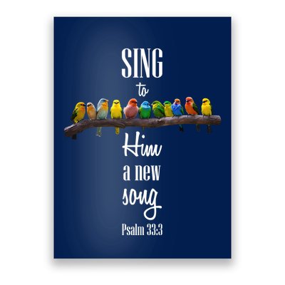 Sing To Him A New Song Psalms 33 3 Poster