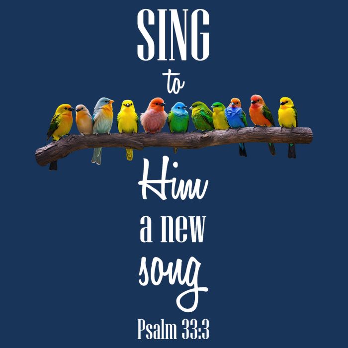 Sing To Him A New Song Psalms 33 3 Baby Bodysuit