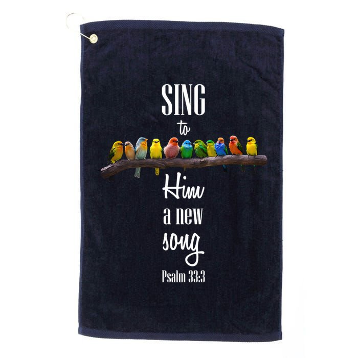 Sing To Him A New Song Psalms 33 3 Golf Towel