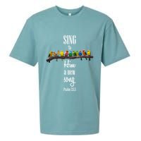 Sing To Him A New Song Psalms 33 3 Sueded Cloud Jersey T-Shirt
