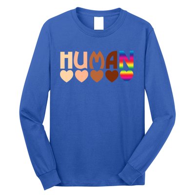 Solidarity Tolerance Hu Heart Equality Blm Pride Great Gift Long Sleeve Shirt