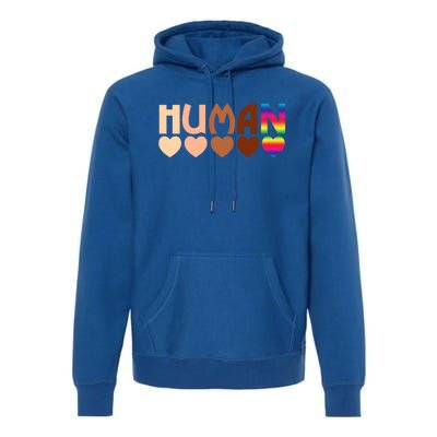 Solidarity Tolerance Hu Heart Equality Blm Pride Great Gift Premium Hoodie