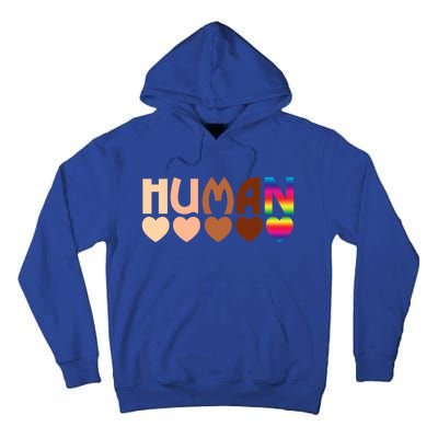 Solidarity Tolerance Hu Heart Equality Blm Pride Great Gift Tall Hoodie