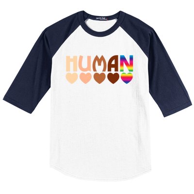 Solidarity Tolerance Hu Heart Equality Blm Pride Great Gift Baseball Sleeve Shirt