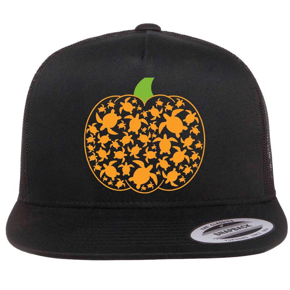 Sea Turtle Halloween Costume Spooky Ocean Theme Flat Bill Trucker Hat