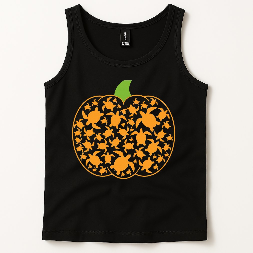 Sea Turtle Halloween Costume Spooky Ocean Theme Tank Top