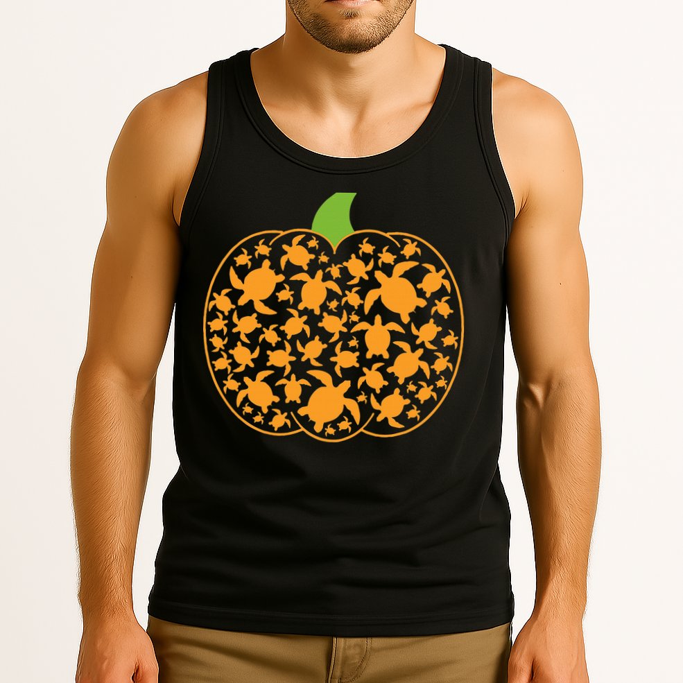 Sea Turtle Halloween Costume Spooky Ocean Theme Tank Top