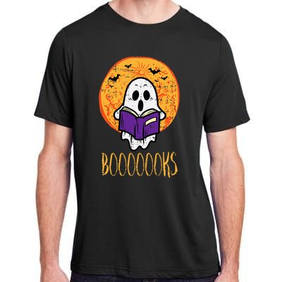 Spooky Tales Haunted Moon Ghosts and Halloween Reads Adult ChromaSoft Performance T-Shirt