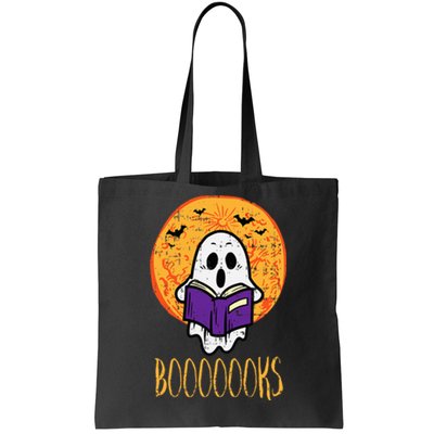 Spooky Tales Haunted Moon Ghosts and Halloween Reads Tote Bag