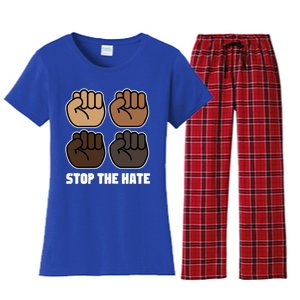 Stop The Hate Equal Rights Activist Gift Women's Flannel Pajama Set