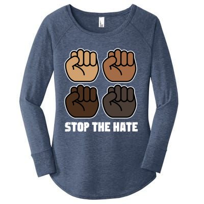 Stop The Hate Equal Rights Activist Gift Women's Perfect Tri Tunic Long Sleeve Shirt