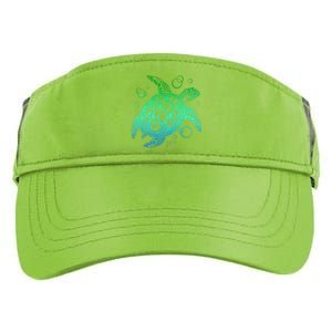 Sea Turtle Hawaiian Honu Long Adult Drive Performance Visor