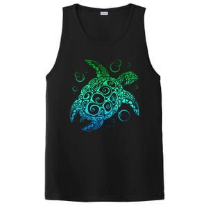 Sea Turtle Hawaiian Honu Long PosiCharge Competitor Tank