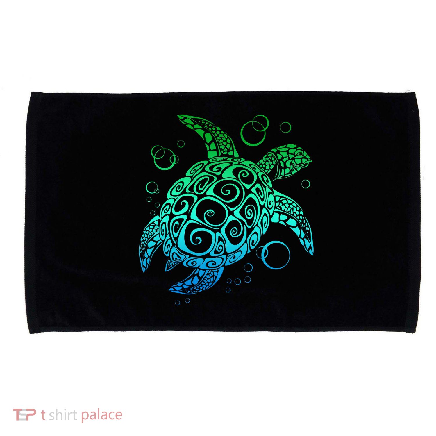 Sea Turtle Hawaiian Honu Long Microfiber Hand Towel