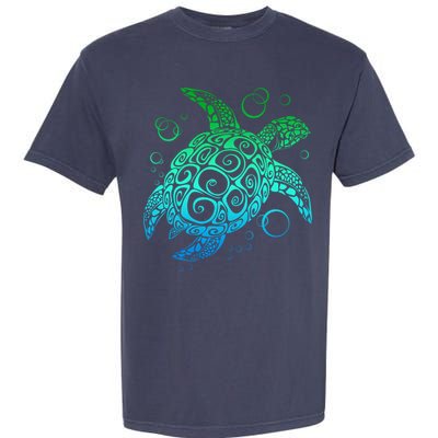 Sea Turtle Hawaiian Honu Long Garment-Dyed Heavyweight T-Shirt