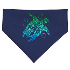 Sea Turtle Hawaiian Honu Long USA-Made Doggie Bandana