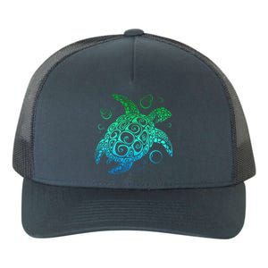 Sea Turtle Hawaiian Honu Long Yupoong Adult 5-Panel Trucker Hat