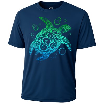 Sea Turtle Hawaiian Honu Long Performance Shirt