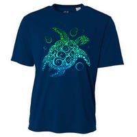 Sea Turtle Hawaiian Honu Long Cooling Performance Crew T-Shirt