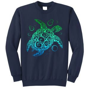 Sea Turtle Hawaiian Honu Long Sweatshirt