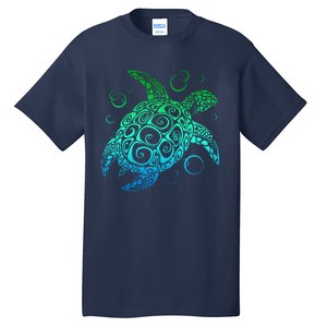 Sea Turtle Hawaiian Honu Long Tall T-Shirt