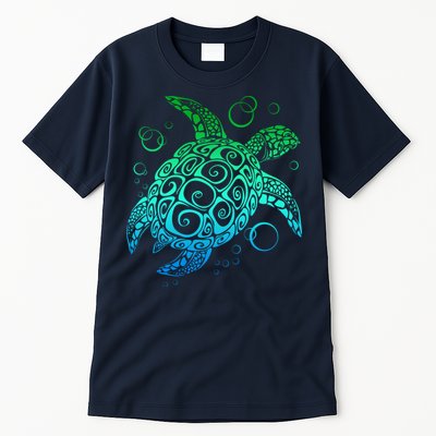 Sea Turtle Hawaiian Honu Long Tall T-Shirt