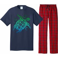 Sea Turtle Hawaiian Honu Long Pajama Set