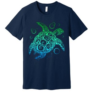 Sea Turtle Hawaiian Honu Long Premium T-Shirt