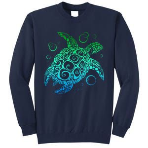 Sea Turtle Hawaiian Honu Long Tall Sweatshirt