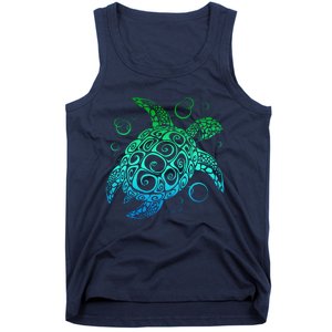 Sea Turtle Hawaiian Honu Long Tank Top